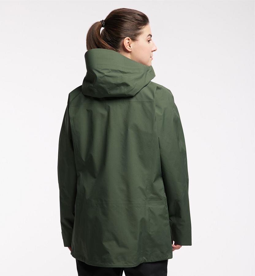 Haglöfs Womens Vassi GTX Pro Ski Jacket Dark Green New Zealand 02538JLWF